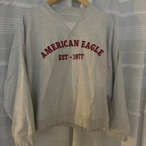 American Eagle Varsity Style Pullover Sweater